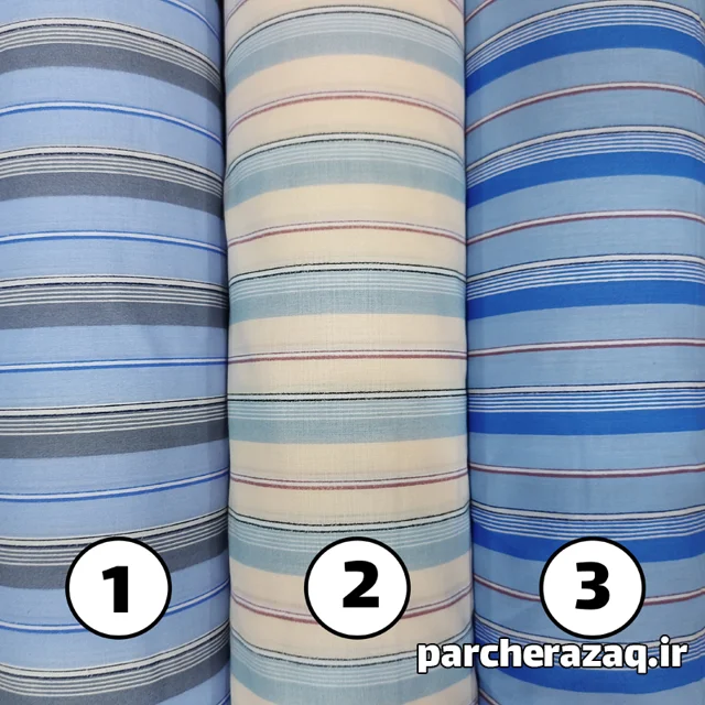 پارچه راه راه نخی عرض 90